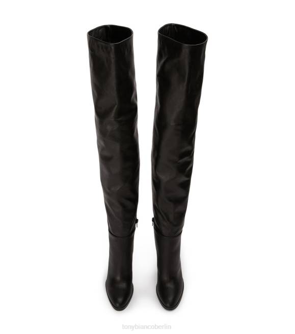 Stiefel mit Absatz| de Tony Bianco Frauen Held lange Stiefel schwarze Komo 4624569